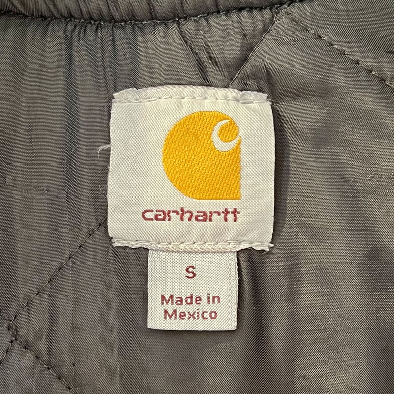 Carhartt ダック地ベスト キルティングライナー ネイビー Carhartt ダック地ベスト キルティングライナー ネイビー