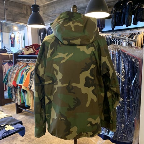 80s　US ARMY GORE-TEX PARKA　ゴアテックスパーカ　初期型　ウッドランドカモ　1987年　(S2255)