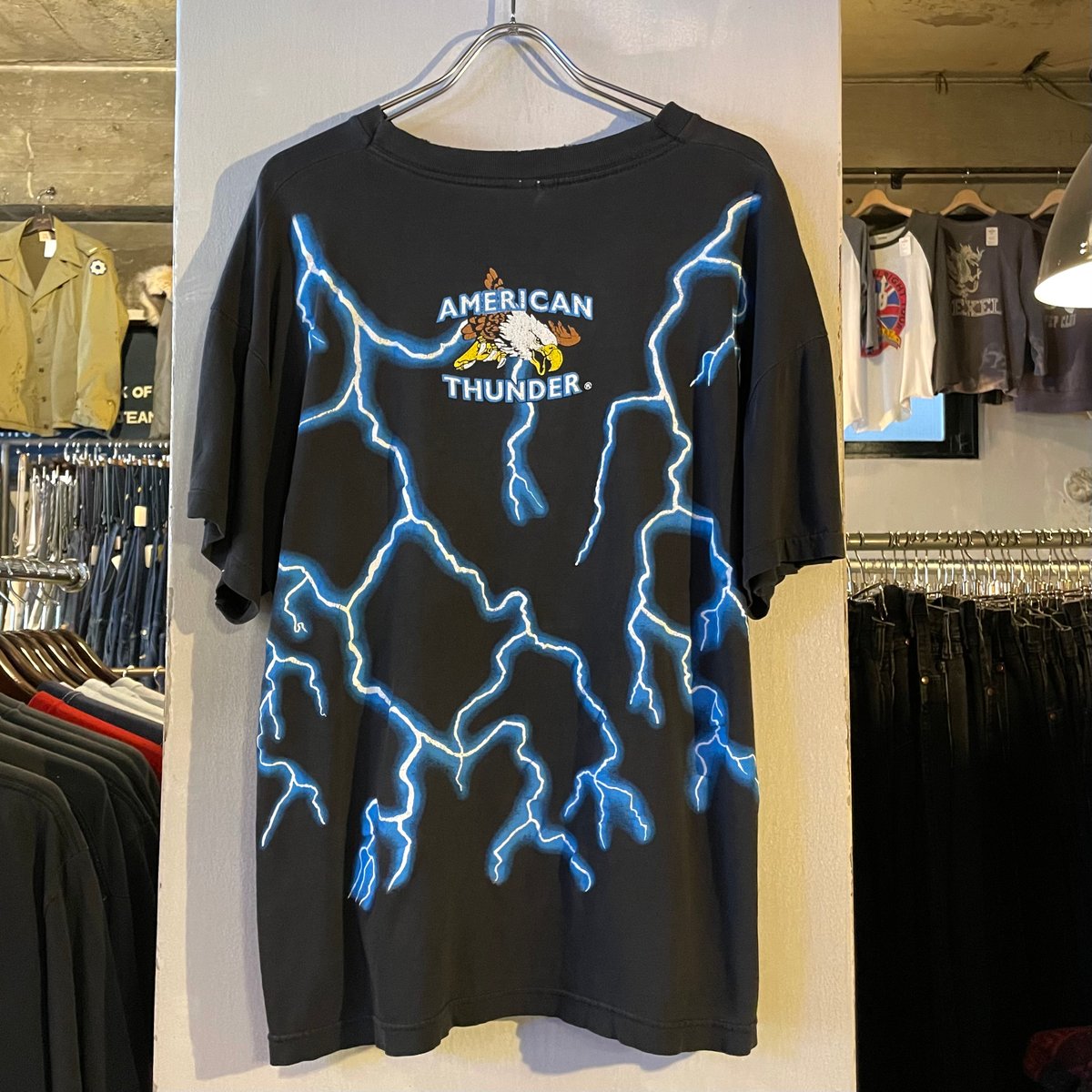 90s~ AMERICAN THUNDER S/S Tシャツ Size XL アメリカンサンダ