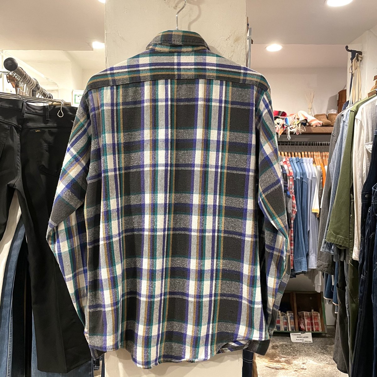 FIVE BROTHER ファイブブラサー ネルシャツ USA製　70s 80s 70s-80s USA製 FIVE BROTHER ネルシャツ XL | 赤系ベース 長袖