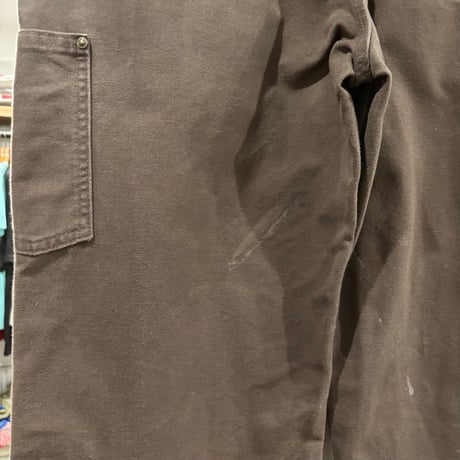Carhartt　Double Knee Pants　36×30　ダック地　ペインターパンツ　ダブルニー　ワークパンツ　カーハート　ダークブラウン　(S5649)