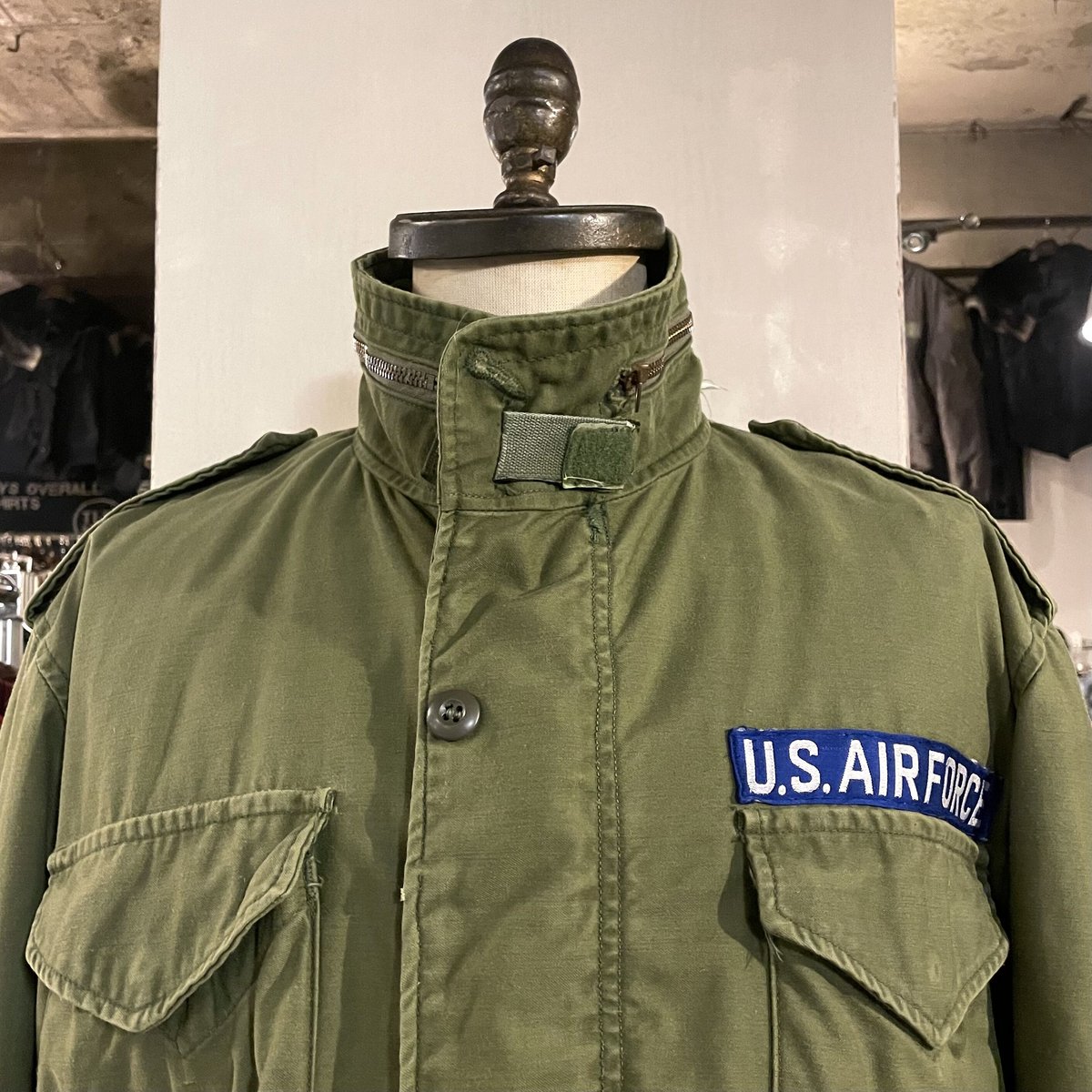 70s US AIR FORCE M-65 Field Jacket 3rdタイプ ブラスジッ