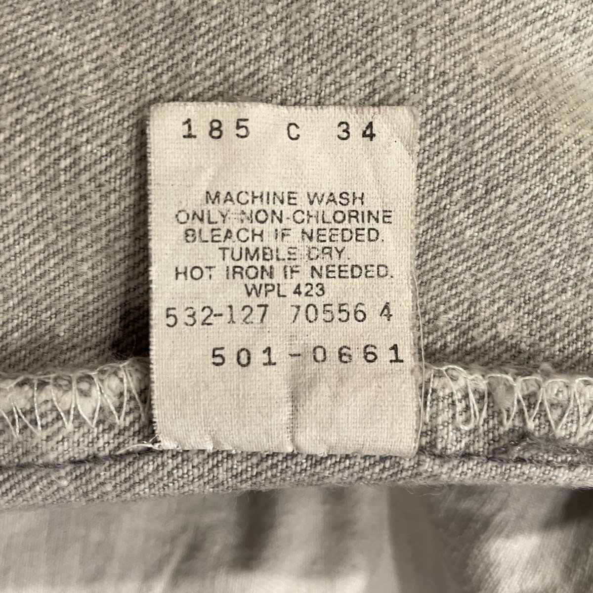 Levi's 501-0661 80年代 カラーデニム ケミカルウォッシュ USA製 Levi's 501-0661 80年代 カラーデニム ケミカルウォッシュ USA製