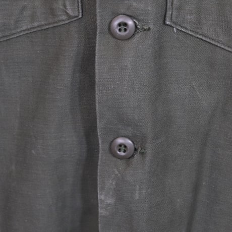 US MILITARY UTILITY SHIRT　75年製　ユーティリティーシャツ　ミリタリーシャツ　(Y0155)