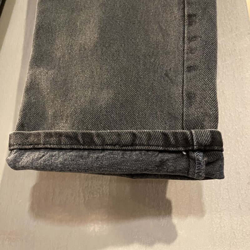 80s Levi's 505 0253 後染め ブラックデニム パンツ 30×30½ USA製