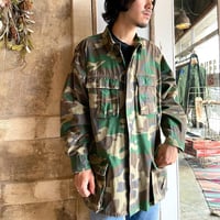 70s USMC LC-1 リーフカモ BDUジャケット RDFパターン迷彩 DPSC ミリタ