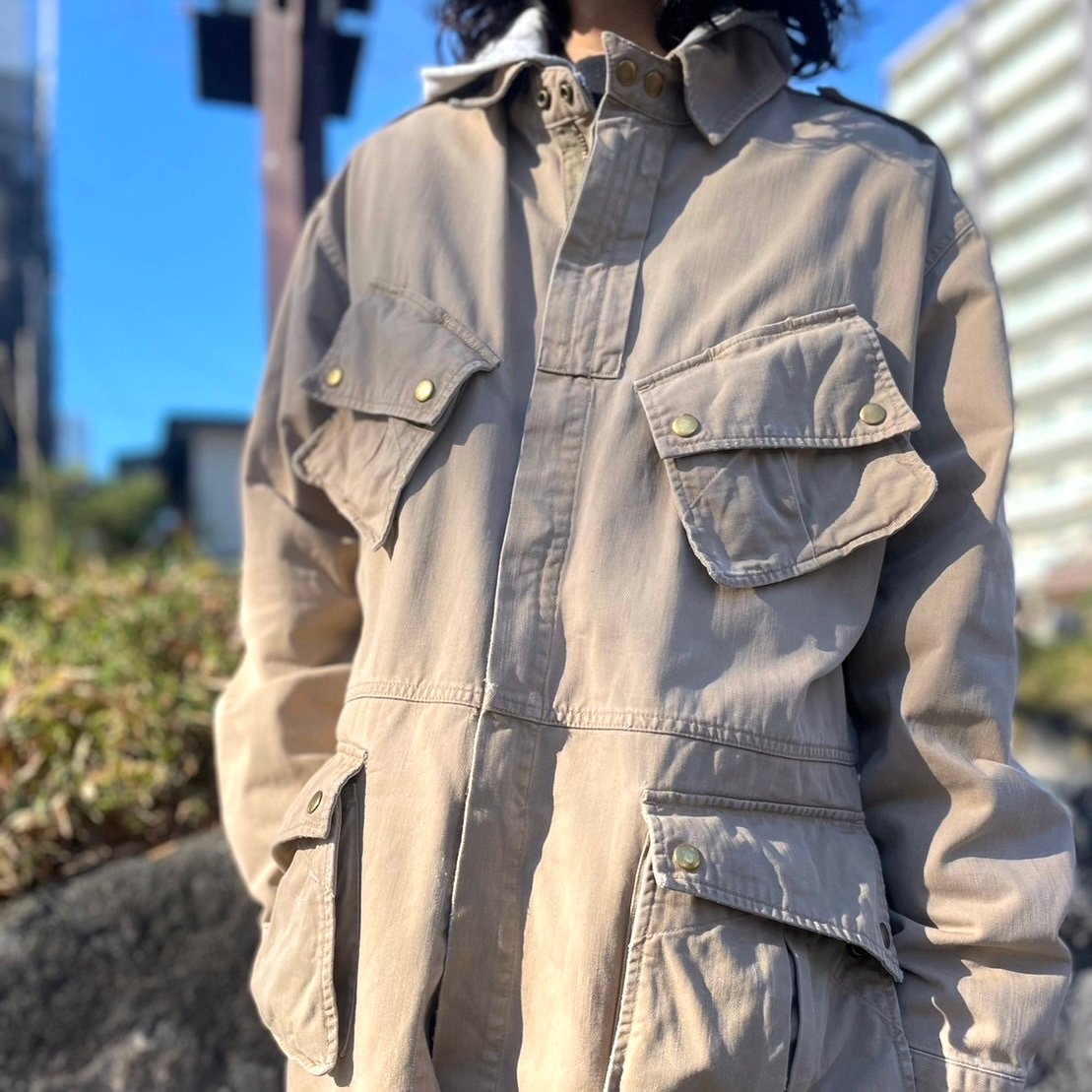 90s Ralph Lauren　 M-42　　エアボーンジャケット Polo Ralph Lauren M-42 Type Air Borne Jacket 黒 M ポロラルフ