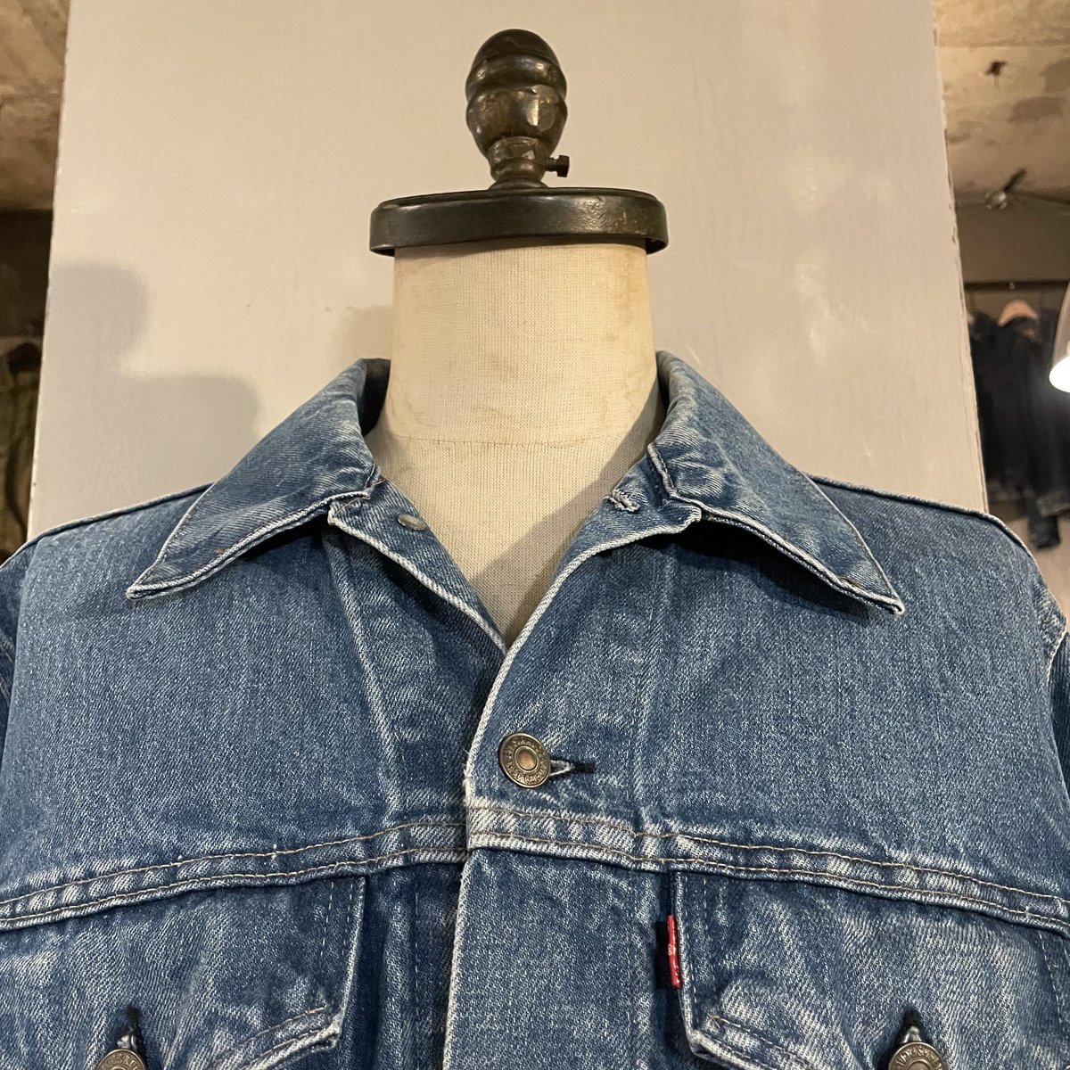 70s Levi's 70505 デニムジャケット USA製 インディゴ ケアタグ 70s Levi's 70505 デニムジャケット USA製 インディゴ ケアタグ