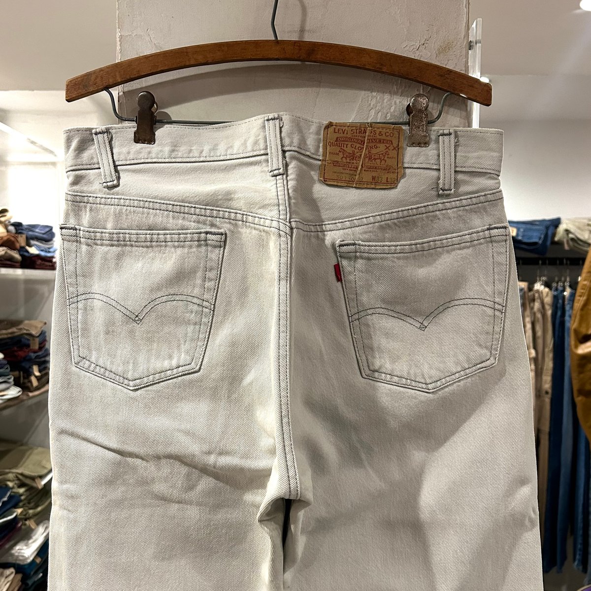 80s Levi's 501-0657 リーバイス グレー ヴィンテージデニム 80s Levi's 501 0657 リーバイス カラーデニムパンツ グレー 32×32 U