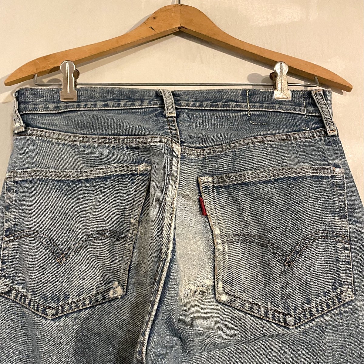 60s Levi's 501 Big E 30×32 リーバイス デニムパンツ ボタン裏2 ヴ...