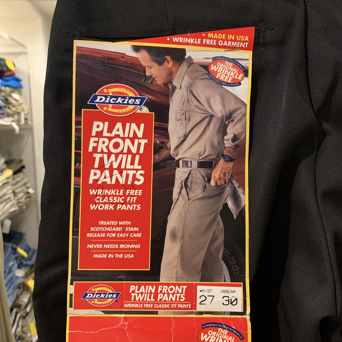 90s Dickies ワークパンツ ディッキーズ ブラック USA製 90s Dickies ワークパンツ ディッキーズ ブラック USA製