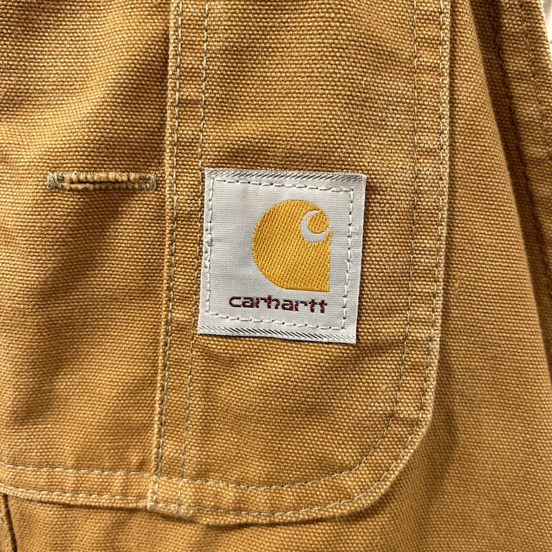 90s Carhartt ダック地 オーバーオール ダブルニー カーハート