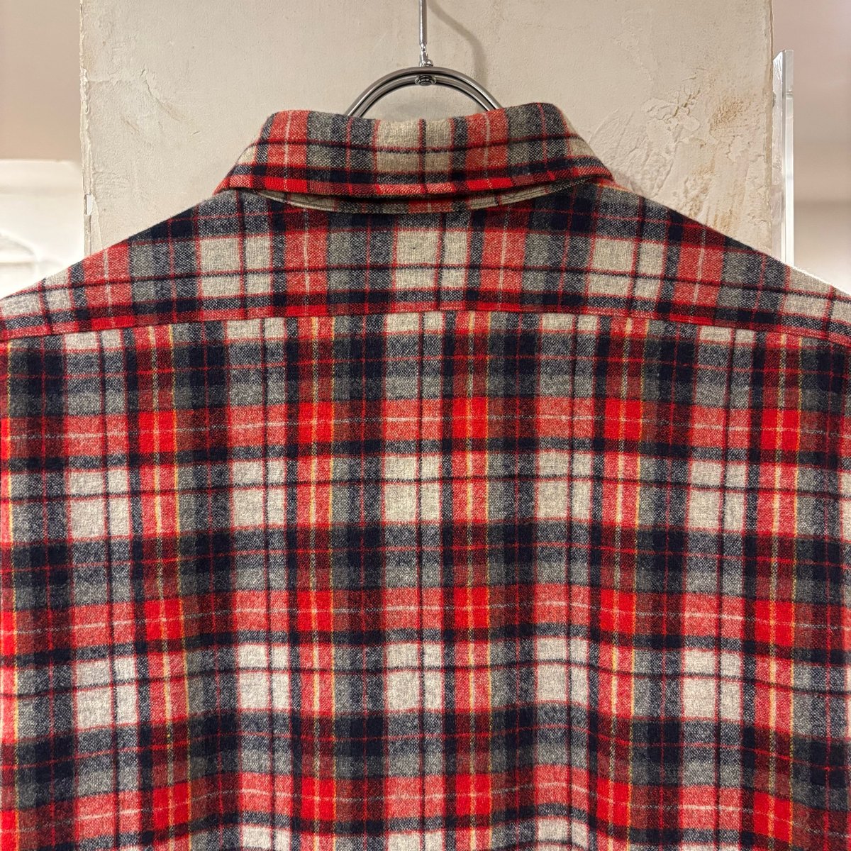 70s PENDLETON L/S ウールシャツ Size L USA製 ペンドルトン (S4