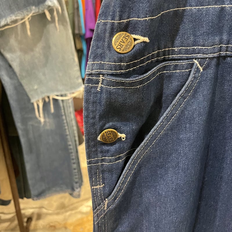 Sears ヴィンテージオーバーオール シアーズ デニム Sears ヴィンテージオーバーオール シアーズ デニム