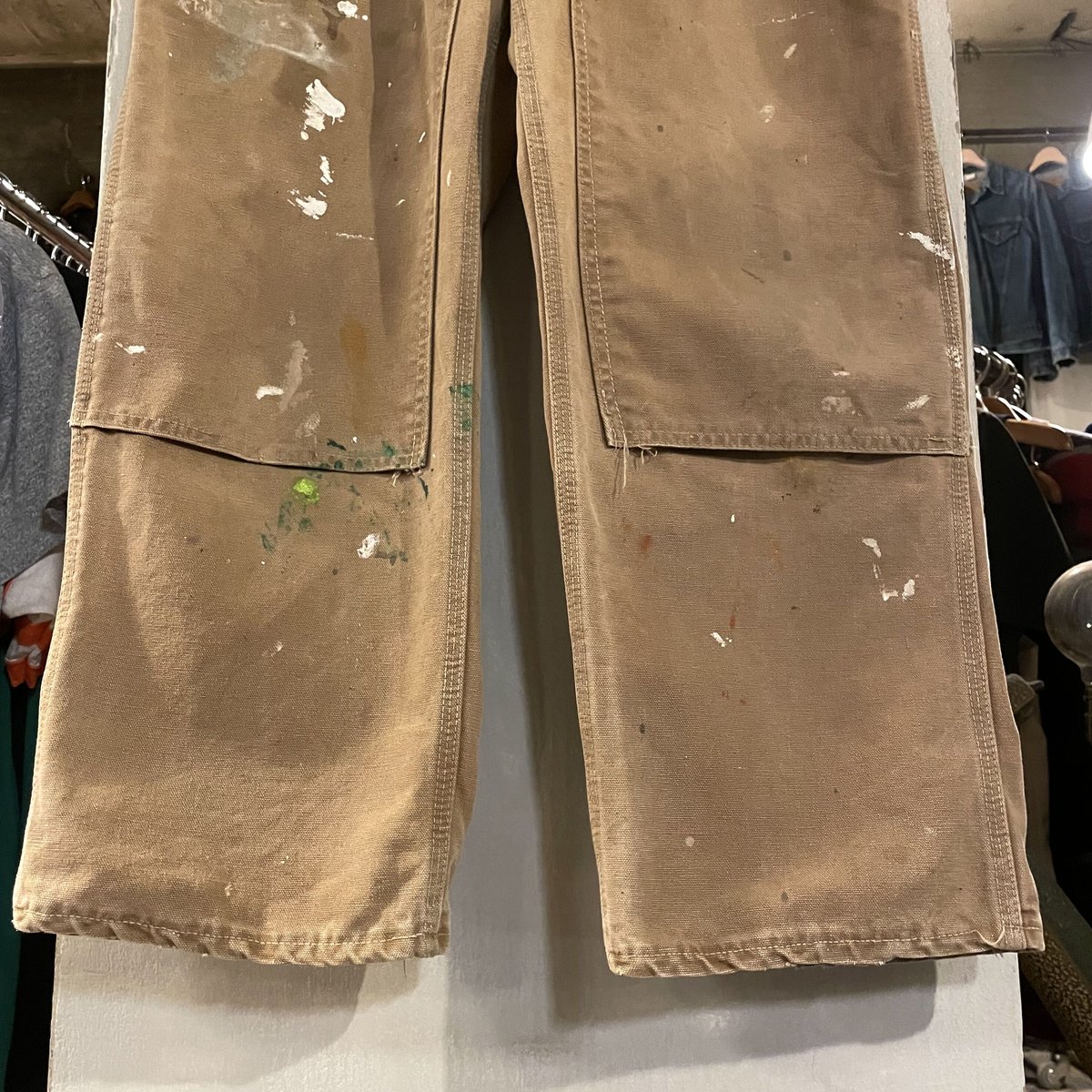 生まれのブランドで 70s USA製 Carhartt 29 ダックパンツ ダブルニー 生まれのブランドで 70s USA製 Carhartt 29 ダックパンツ ダブルニー