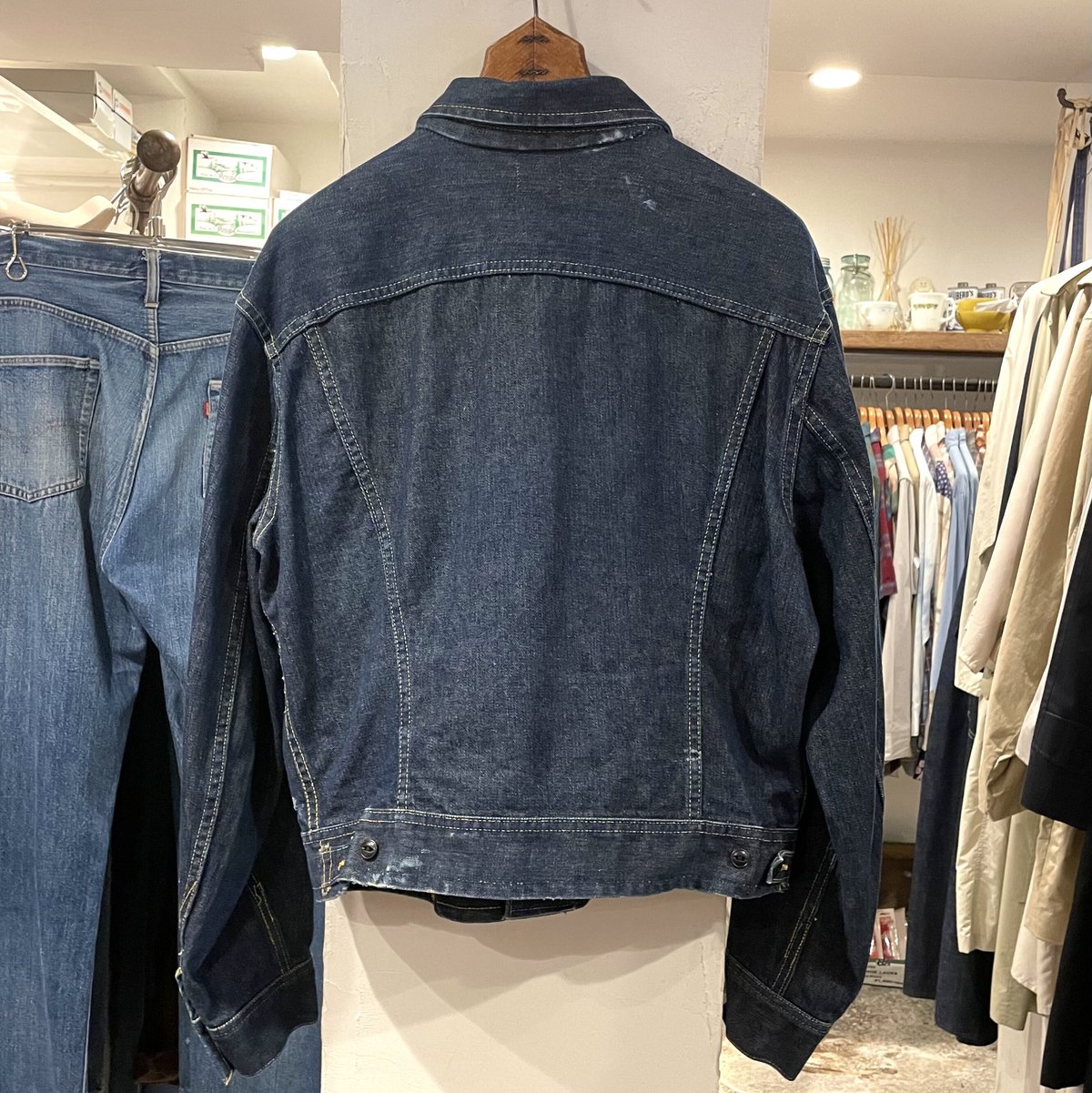 Lee 101-J 60s UNION MADE デニムジャケット ピスネームR表記 Lee 101-J 60s UNION MADE デニムジャケット ピスネームR表記