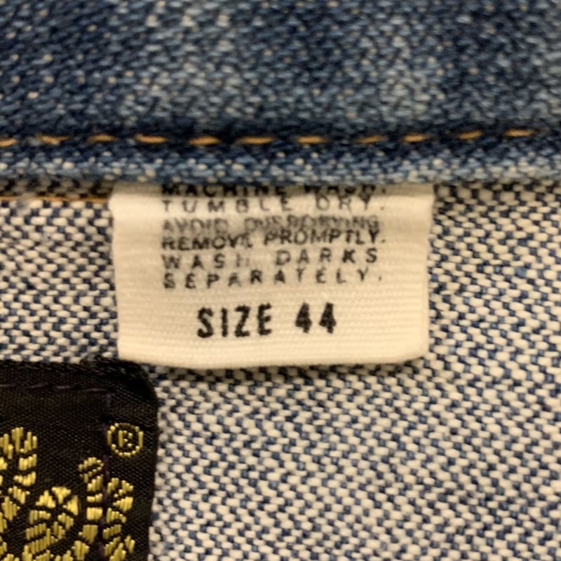 70s Wrangler ラングラー 124MJ デニムジャケット 黒タグ USA製