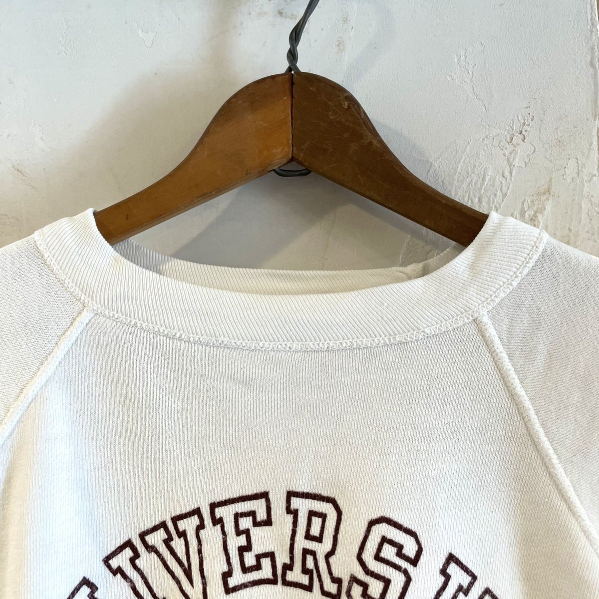 Champion ヴィンテージスウェット ランタグ フロッキープリント USA製