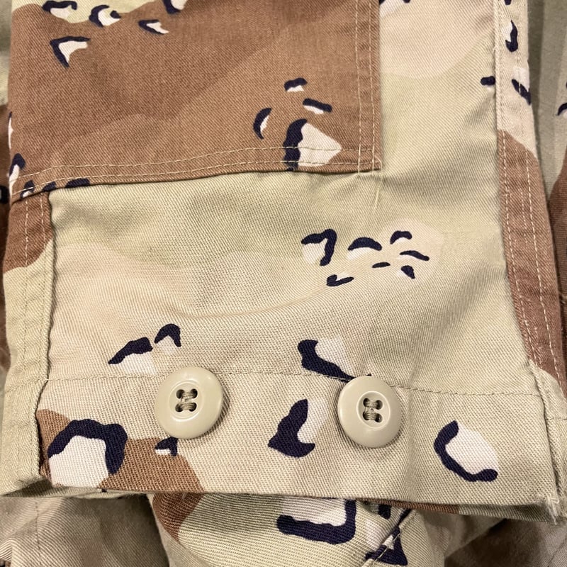US MILITARY 80s アメリカ軍6Cデザート チョコチップカモ BDU