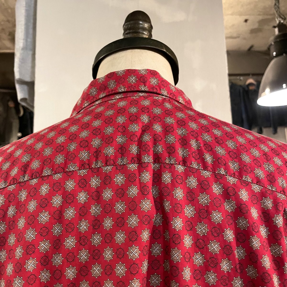 60s CAMPUS Vintage Shirt コットンシャツ USA製 総柄 ボックス 60s CAMPUS Vintage Shirt コットンシャツ USA製 総柄 ボックス