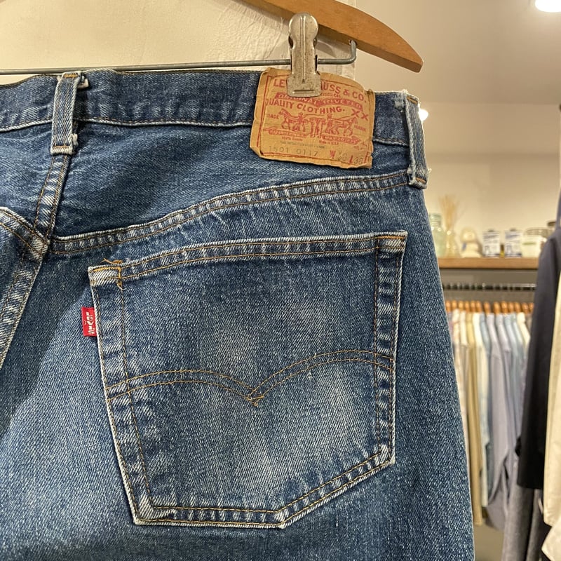 Levi’s 501 USA製　80s ボタン裏524 80s Levi's 501 赤耳 ボタン裏524 デニムパンツ リーバイス USA