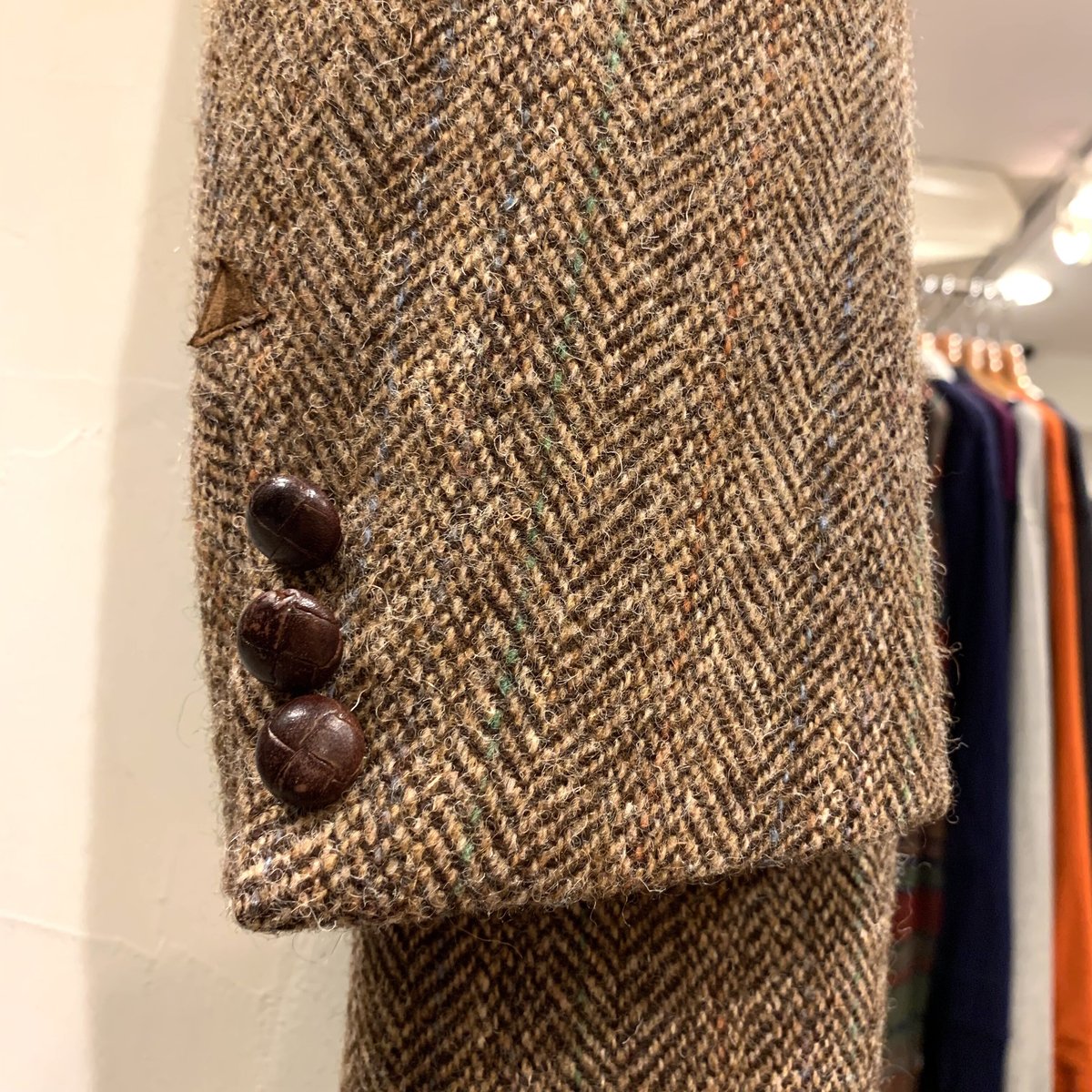 80s POLO by Ralph Lauren ツイードテーラードジャケット ラルフ 80s POLO by Ralph Lauren ツイードテーラードジャケット ラルフ
