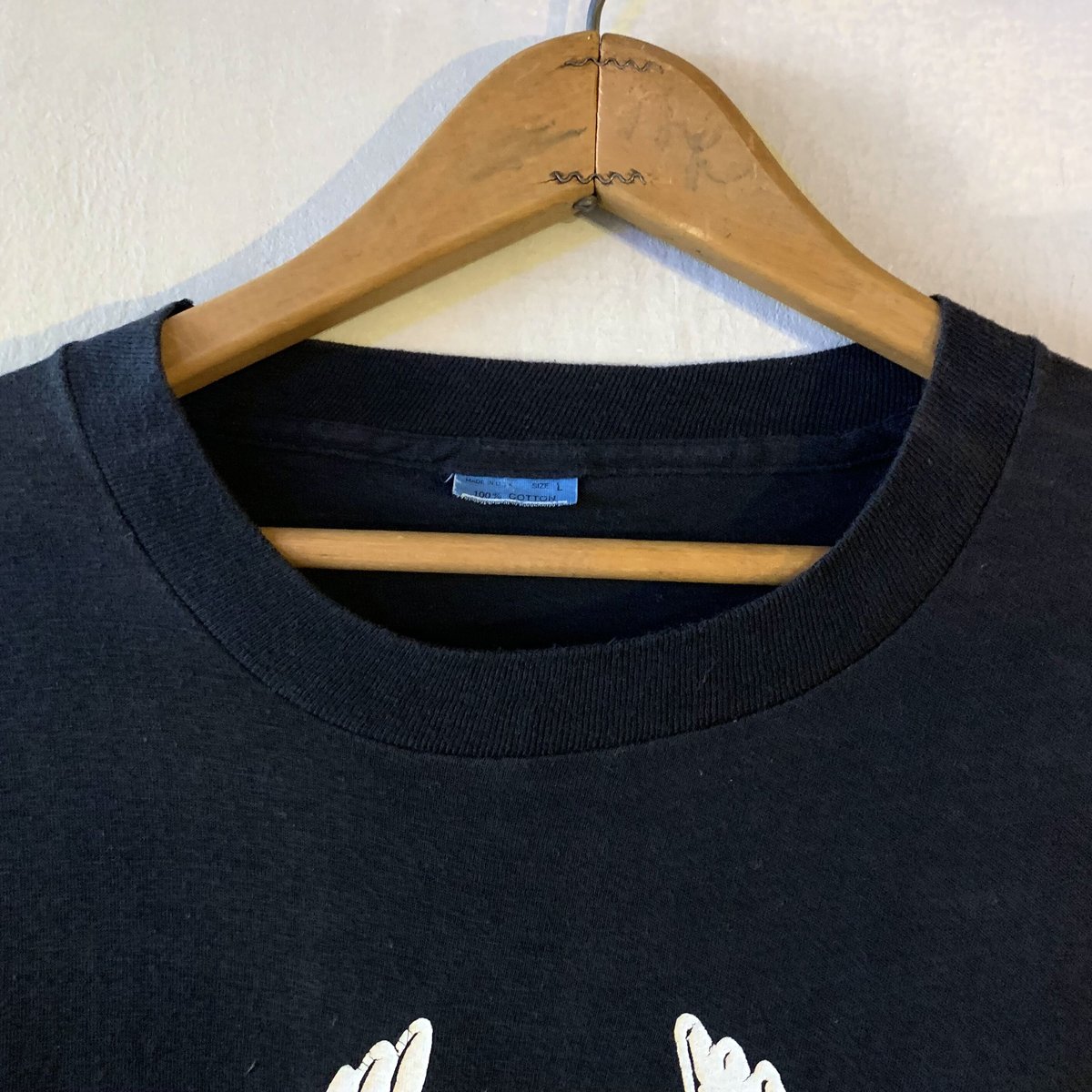 80s S/SハーレーT スカルウィング 袖裾シングルステッチ COTTON 80s S/SハーレーT スカルウィング 袖裾シングルステッチ COTTON
