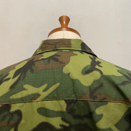 60s　US MILITARY　JUNGLE FATIGUE JACKET　グリーンリーフ　DEAD STOCK　Size S-R　ファティーグジャケット　ERDL迷彩　1968年　(S5728)