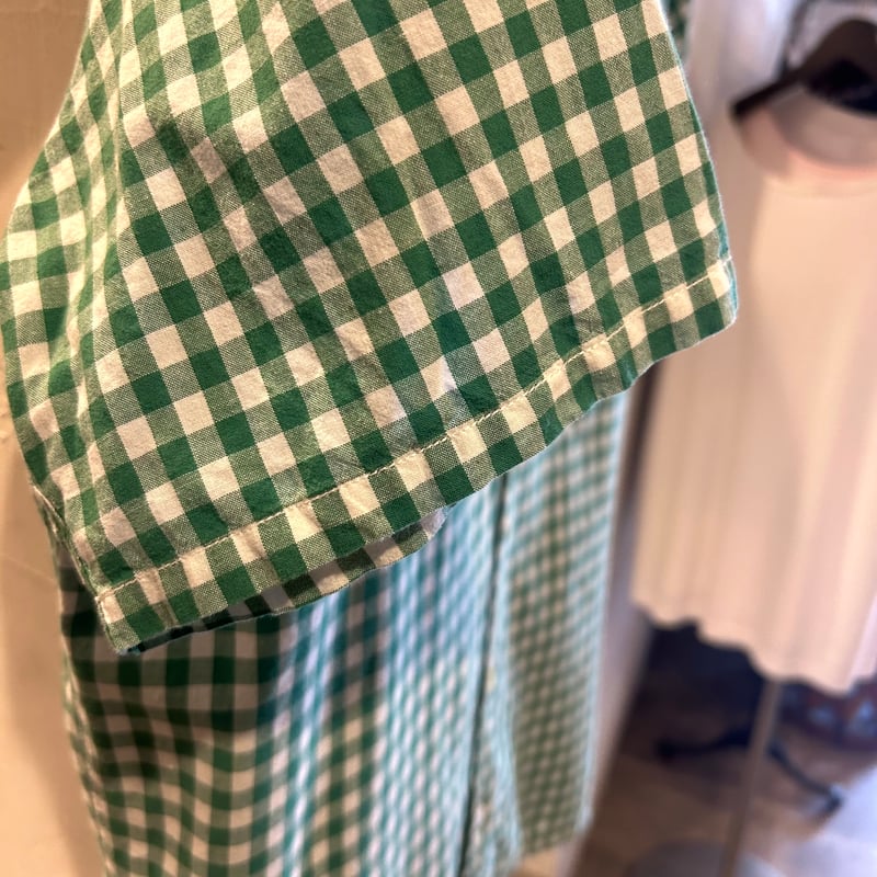 POLO RALPH LAUREN ギンガムチェック イタリアンカラーシャツ Polo by Ralph Lauren S/Sイタリアンカラーシャツ ラルフ