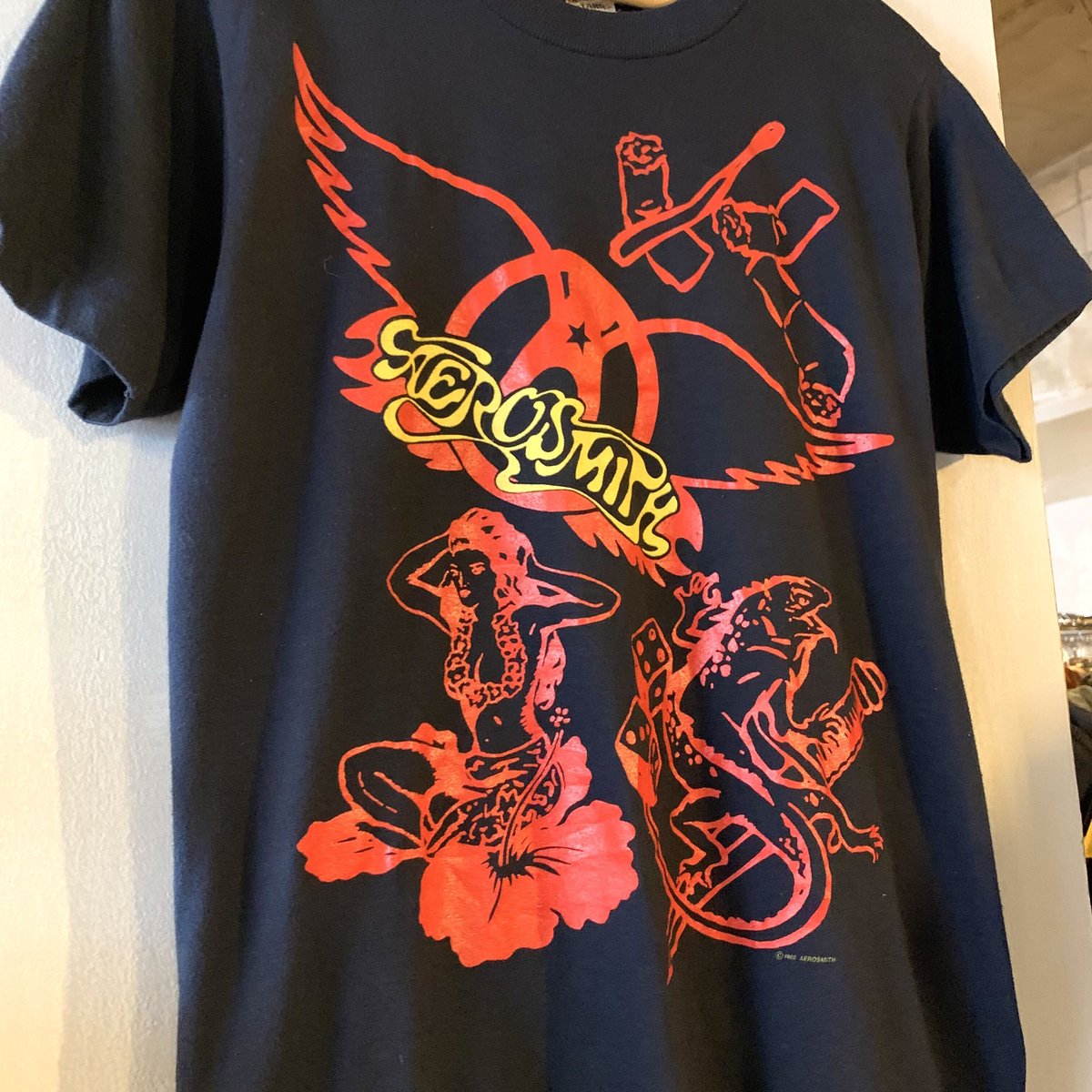 80s SCREENSTARS AEROSMITH S/S Tシャツ バンT Permanen 80s SCREENSTARS AEROSMITH S/S Tシャツ バンT Permanen