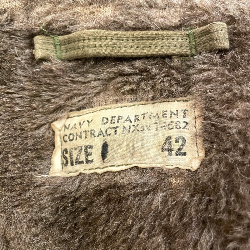 US NAVY 40s N-1 DECK JACKET CONMARジップ コの字留 デッキジ