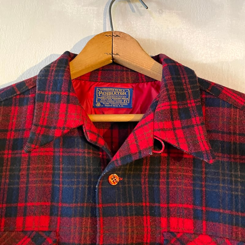 70s PENDLETON Wool Shirt USA製 ウールシャツ ボックスシルエット