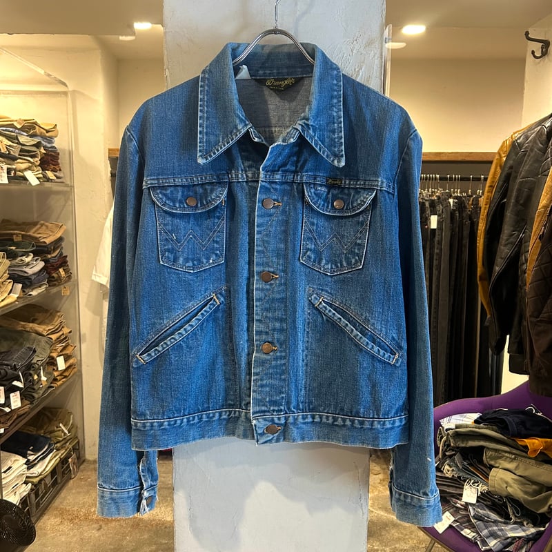 70s Wrangler 124MJ デニムジャケット ラングラー Size 42 USA製 70s Wrangler 124MJ デニムジャケット ラングラー Size 42 USA製