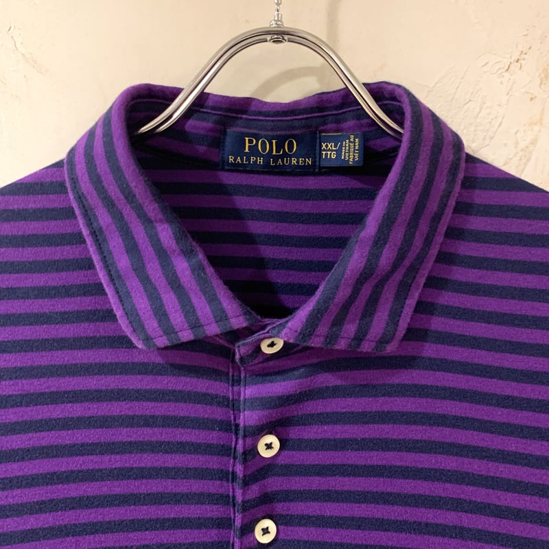 Ralph Lauren S/Sポロシャツ ボーダー ラルフローレン (S2610) | DUFF