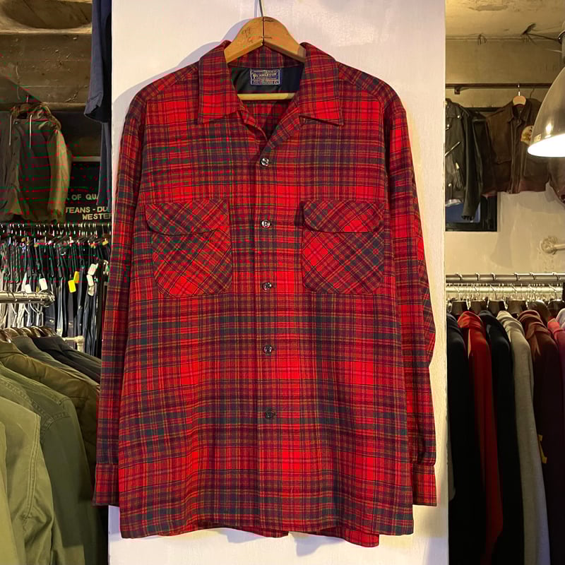 50s~ PENDLETON Vintage Wool Shirt USA製 ウールシャツ ボ 50s~ PENDLETON Vintage Wool Shirt USA製 ウールシャツ ボ