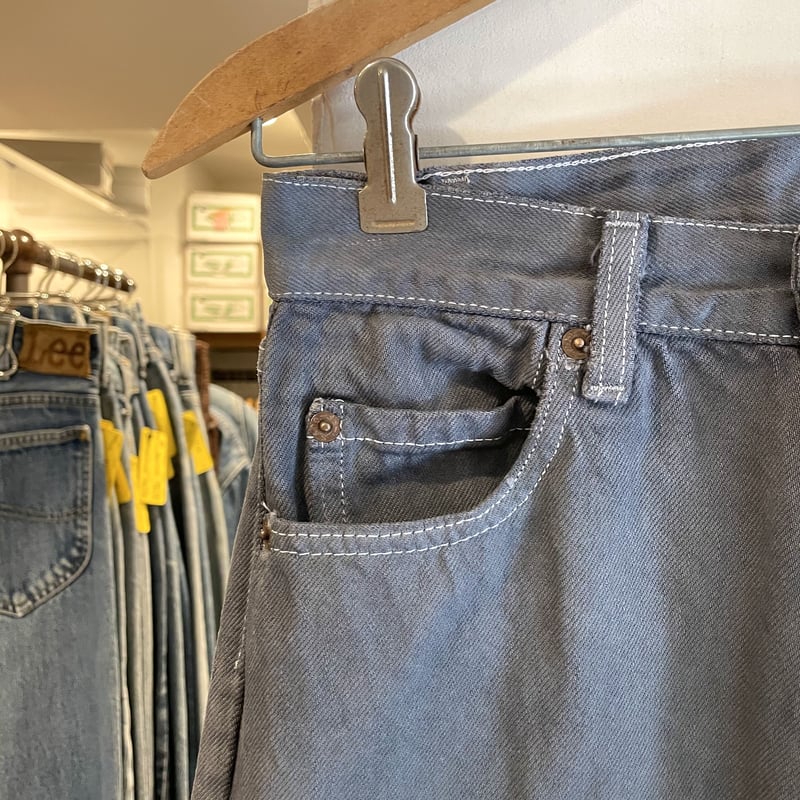 Levi's 501 80年代 リーバイス 501 後染めグレー 内股シングル Levi's 501 80年代 リーバイス 501 後染めグレー 内股シングル
