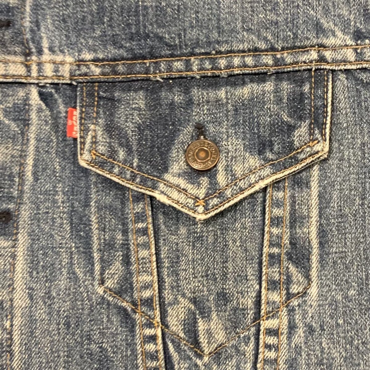 70s Levi's 70505 デニムジャケット Small e ケアタグ ビッグ 70s Levi's 70505 デニムジャケット Small e ケアタグ ビッグ