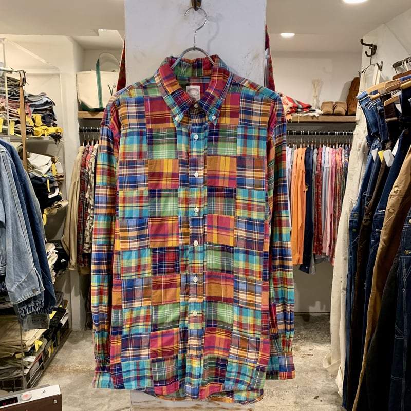 Brooks Brothers クレイジーマドラス パッチワークシャツ