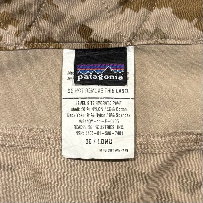 patagonia Mars Level 9 Temperate Combat Pant 36