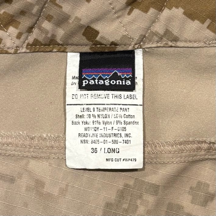 patagonia Mars Level 9 Temperate Combat Pant 36
