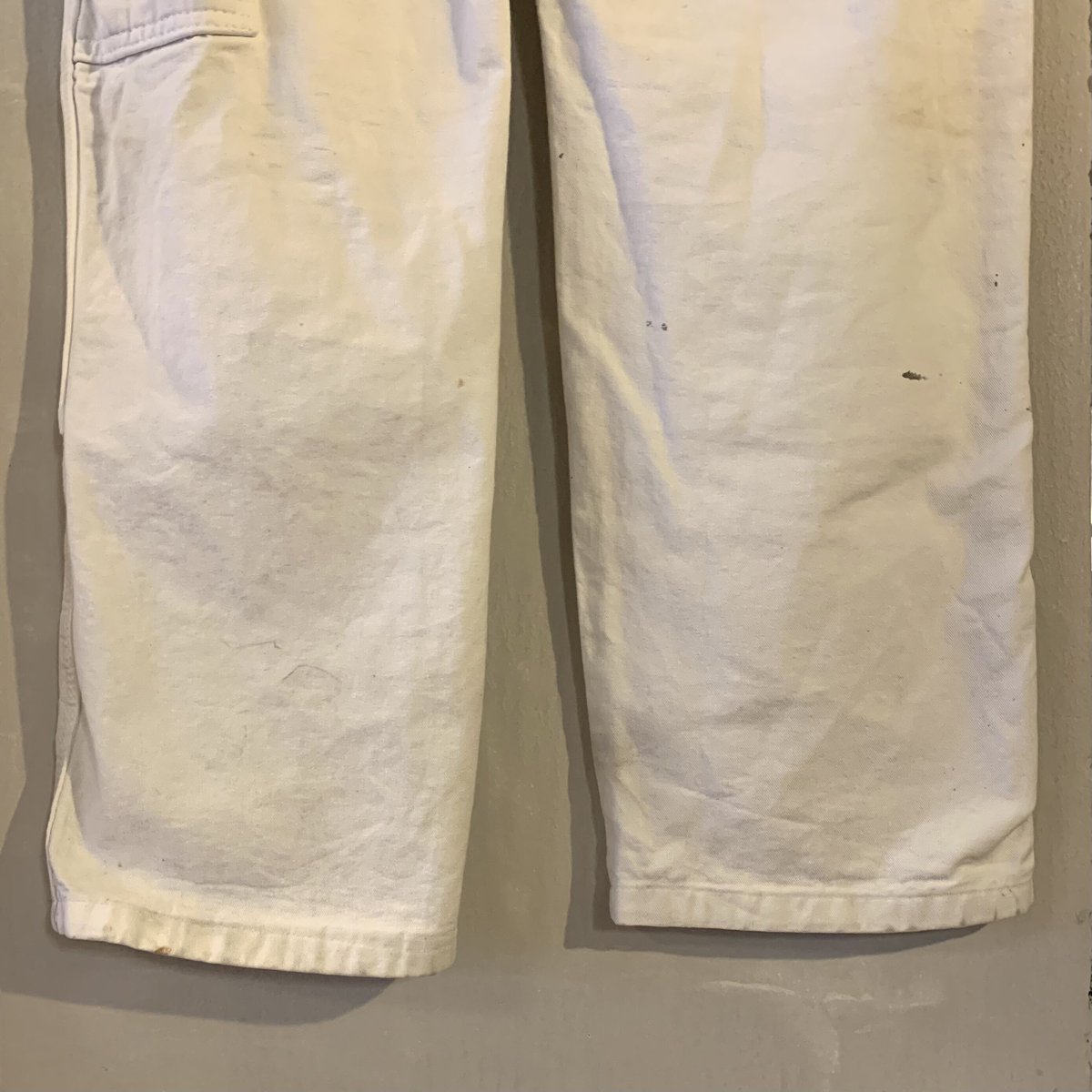 ペインターパンツ　ダブルニー　白　ペイント 00's Dickies ダブルニー ペインターパンツ ペンキ飛びホワイト