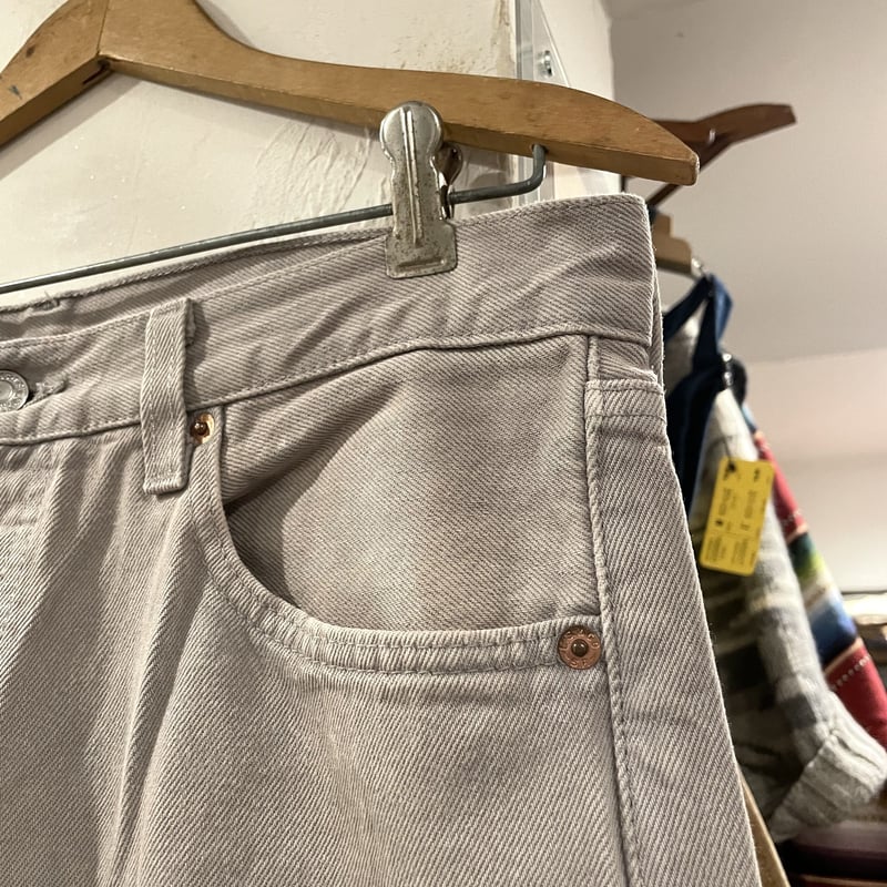 90s Levi's 501-0648 リーバイス501 カラーデニム グレー USA製 19