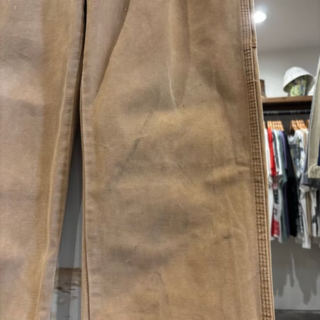Dickies　ダック地　ペインターパンツ　ディッキーズ　ワークパンツ　ブラウン　雰囲気系　33×31 　(S5464)