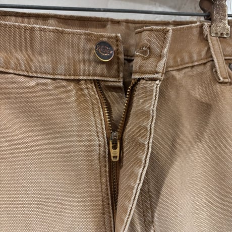 Dickies　ダック地　ペインターパンツ　ディッキーズ　ワークパンツ　ブラウン　雰囲気系　38×31 ½　(S5089)