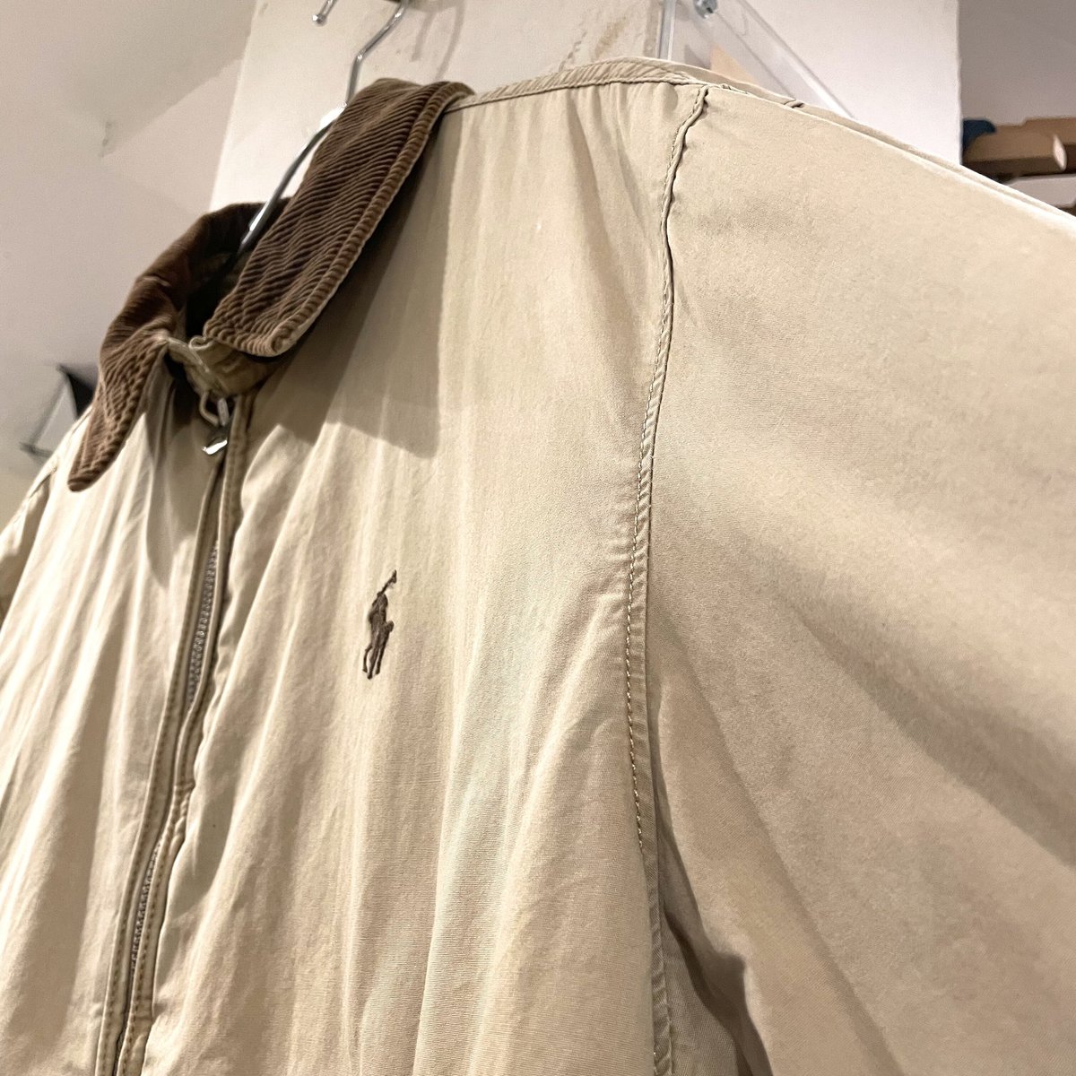 POLO by Ralph Lauren スウィングトップ チェック柄ライナー 襟 