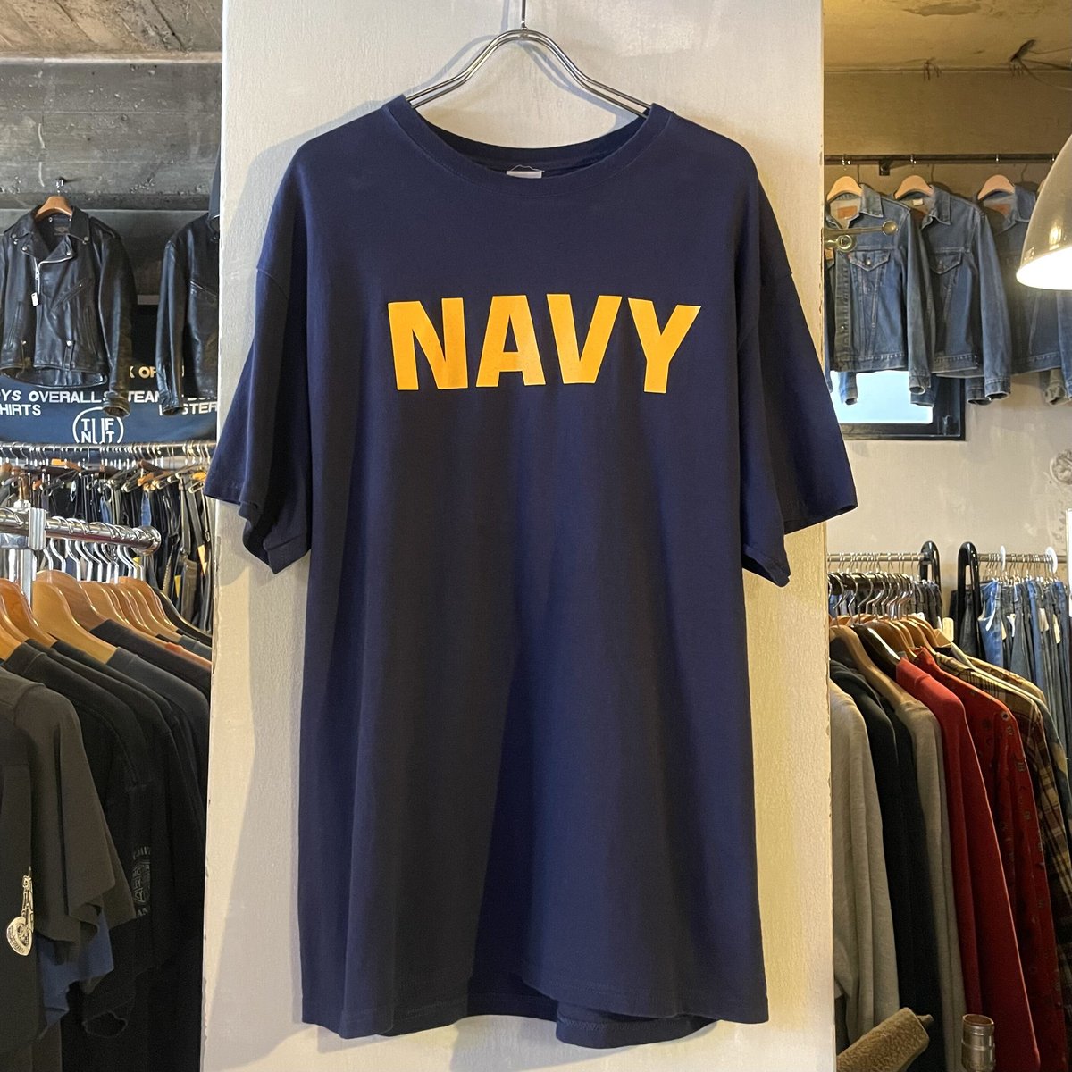新品未使用タグ付きSoffe NAVYプリント Tシャツ Lサイズ コヨーテ ts-442_3.jpg