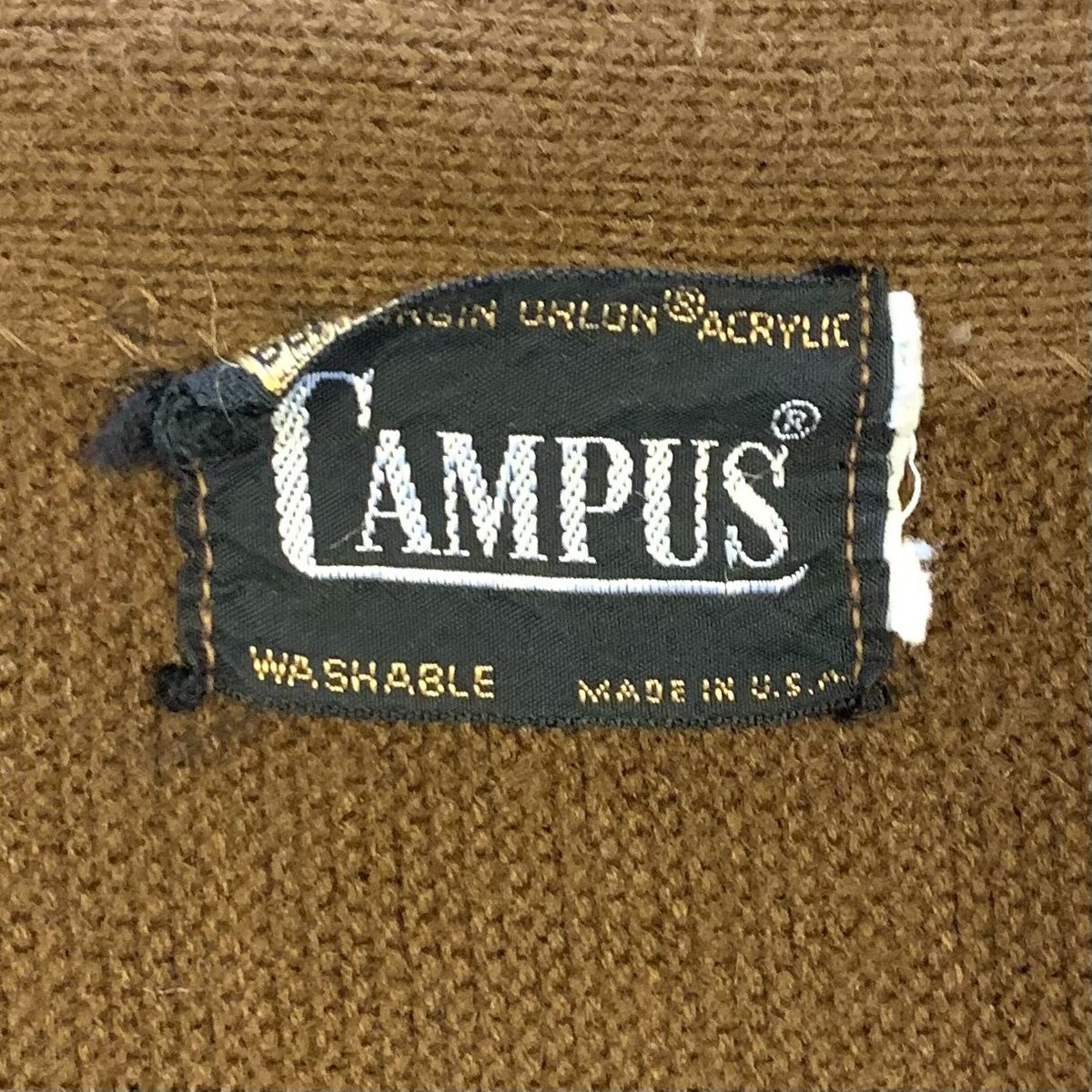60s CAMPUS キャンパス アクリルカーディガン USA製 (S2123) | DUFF 60s CAMPUS キャンパス アクリルカーディガン USA製 (S2123) | DUFF