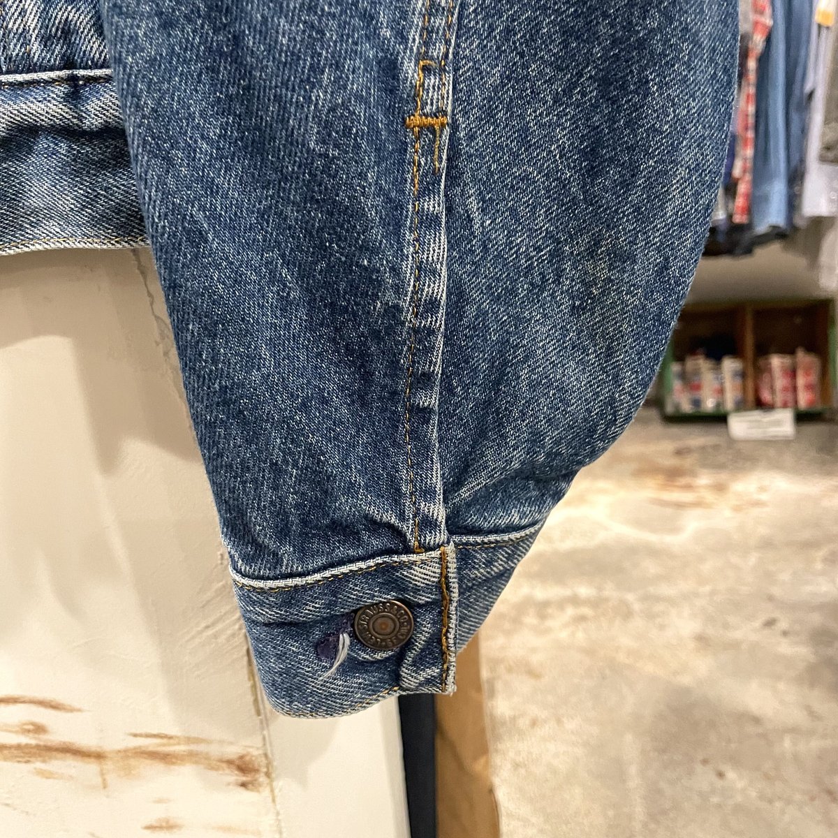 80s Levi's 71506-0216 リーバイス デニムジャケット ボタン裏 80s Levi's 71506-0216 リーバイス デニムジャケット ボタン裏