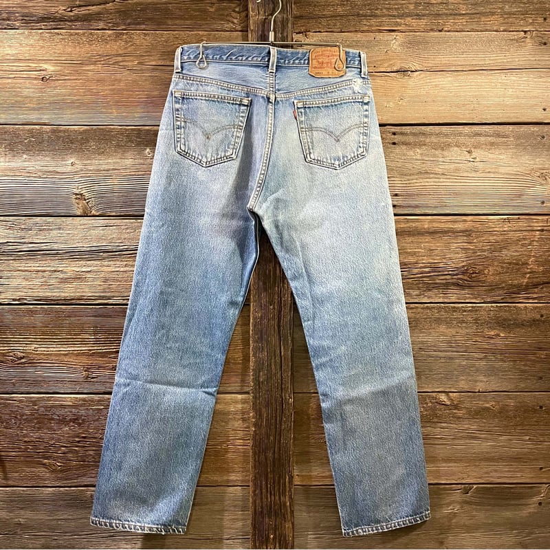 USA製/リーバイス/501/ホワイトデニム/31/ボタン裏552 90's Levi's USA製 501-5900 デニム パンツ W28 L36 ボタン裏552