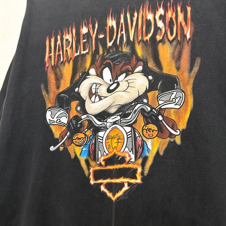 HARLEY-DAVIDSON×LOONEY TUNES　S/S Tシャツ　ハーレーT　USA製　Size XL　©2000　(S5742)